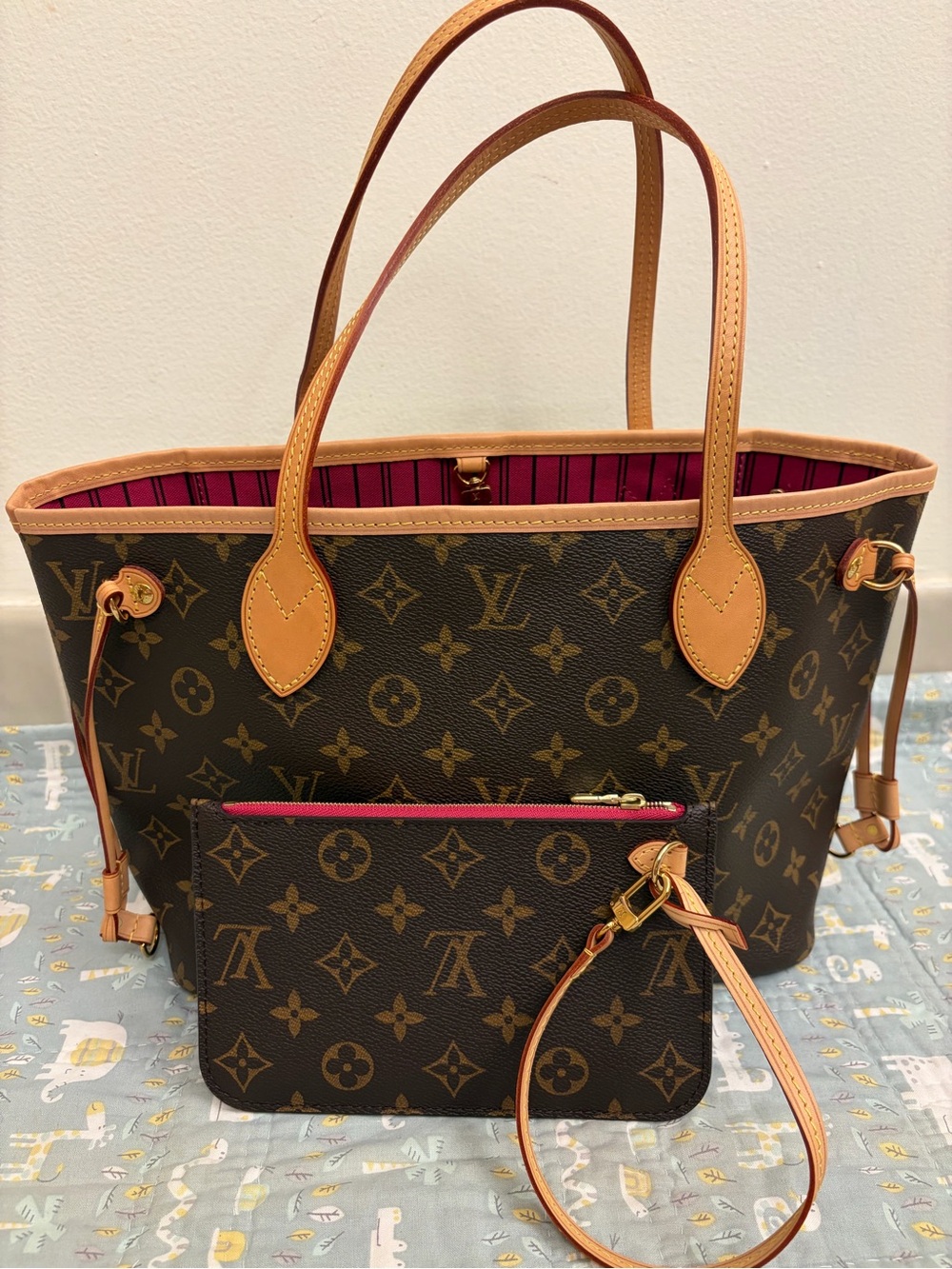 Louis Vuitton Neverfull Pm with Pouch (PRICE FIRM)